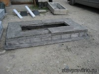 Бетонное основание в сборе